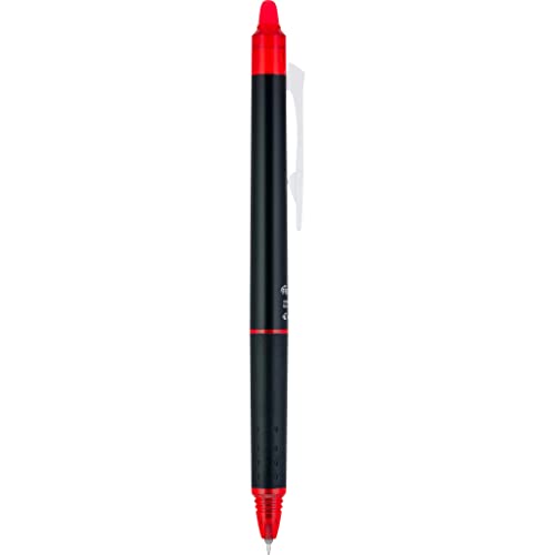 Pilot FriXion Synergy Clicker Erasable, Refillable, Retractable Gel Ink Pens, Extra Fine Point 0.5 mm, Pack of 14, Red, FriXion Erasable Pens 0.5 - Ideal for School & Office Writing - color: Red, size: 1 Count (Pack of 14)