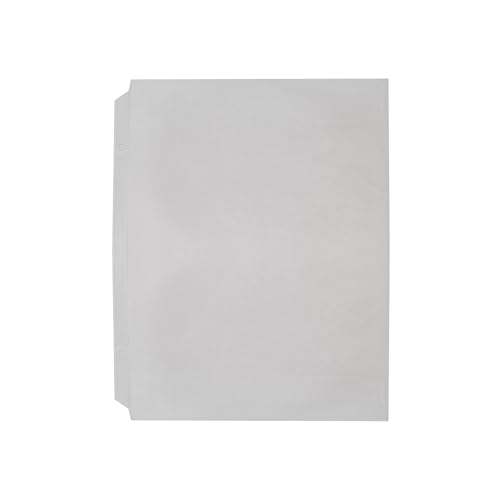 Risch Heavy-Duty 3-Hole Punched Clear Vinyl Page Protectors, Plastic Sleeves for Menu Binders, Letter-Sized Document Storage, and Recipe Books, 10-Gauge Vinyl, 8.5” X 11”, Pack of 50 - size: 8.5 X 11