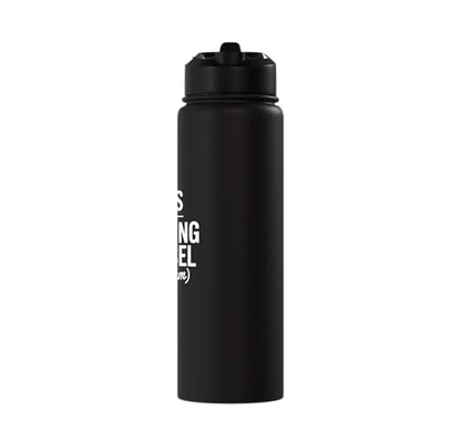 Tears of My Opposing Counsel Funny Lawyer Graduate Stainless Steel Insulated Water Bottle - color: Black