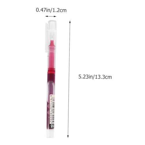 LALAFINA 9pcs Quick-drying Gel Pens Portable Office Sign Pens for Exams School and Everyday Use