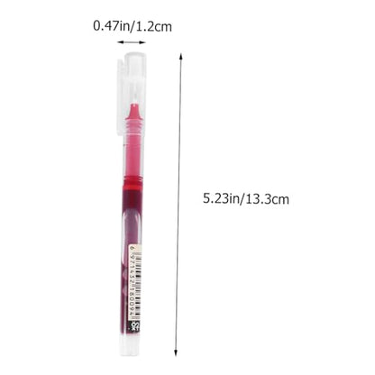 LALAFINA 9pcs Quick-drying Gel Pens Portable Office Sign Pens for Exams School and Everyday Use
