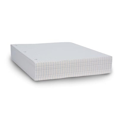 School Smart-86667 Double Sided Grid Paper, 3 Hole Punched, 8-1/2 x 11 Inches, 1/4 Inch Rule, White, Pack of 500