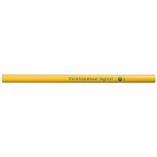 Ticonderoga Beginner Wood-Cased Pencils, 2 HB Soft, Yellow, 12 Count (X13080)