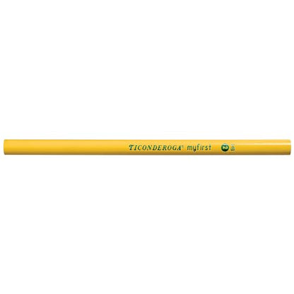 Ticonderoga Beginner Wood-Cased Pencils, 2 HB Soft, Yellow, 12 Count (X13080)