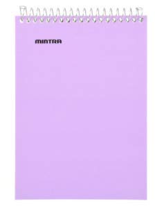 Mintra Office Small Spiral Notebooks (5x7 Top Spiral 4pk, Pastel) - color: Pastel, size: 5x7 Top Spiral 4pk