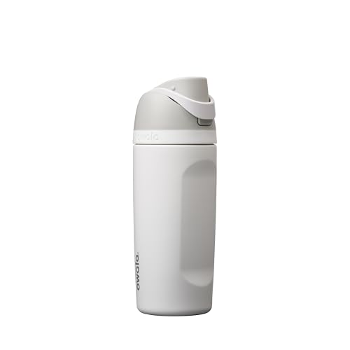 Owala Kids FreeSip Insulated Stainless Steel Water Bottle with Straw for Sports, Travel, and School BPA-Free Sports Water Bottle, 16 oz, Shy Marshmallow - color: Shy Marshmallow, size: 16 Ounces