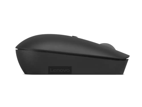 Lenovo 400 USB-C Compact Wireless Mouse, Black - color: Black