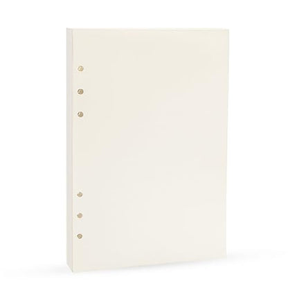 Harphia A5 Planner Paper Refills, 100gsm Thicker Blank Paper for Filofax, 6 Ring Binder - color: Blank Paper, size: A5