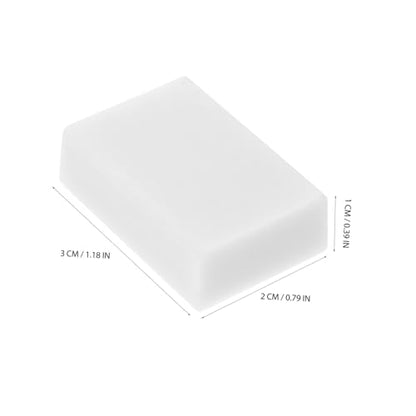 VILLCASE 30pcs White Art Erasers for Sketching and Drawing Comfortable Grip PVC Pencil Eraser for Students and Artists Minimal Residue Drafting Supplies for Classroom Rewards