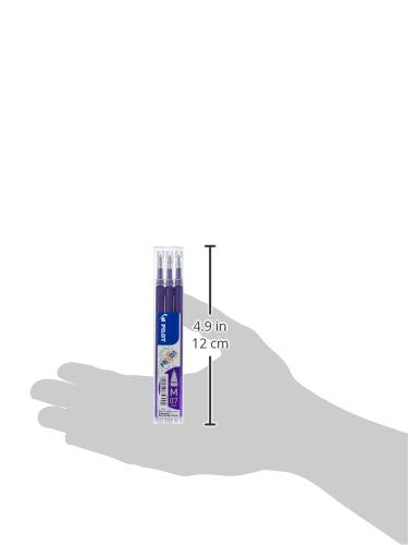 Pilot 75300308 Refills for Frixion Rollerball 0.7 mm (Pack of 3) - Violet - color: Violet, size: 3 Count (Pack of 1)