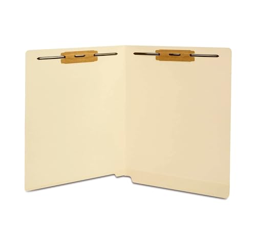 Staples Reinforced File Folder with Fasteners, Letter Size, Manila, Durable Paper Stock, 50/Pack - style: 50 Pack