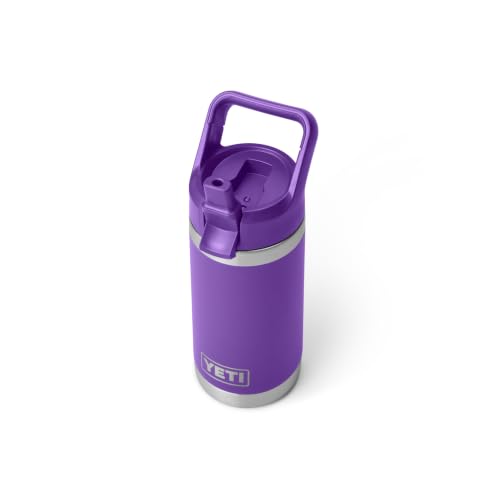 YETI Rambler Jr. 12 oz Kids Bottle, with Straw Cap - color: Pace Purple