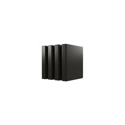 Staples 1 1/2" 3-Ring View Binder, Black, 4/Pack - color: Black, size: 4 Pack, style: 1.5'' Inch