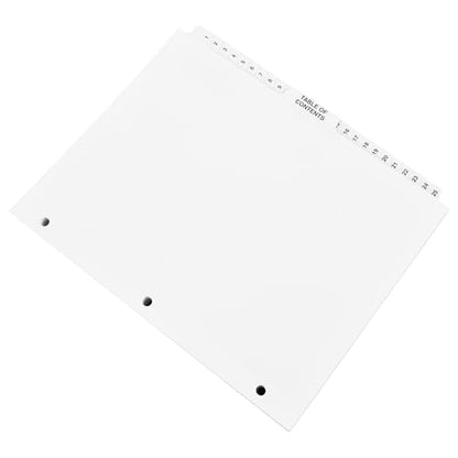 Exhibitindexes® Numbered Dividers 1-100 Punched - AVE Style Bold Tabs - Side Collated Exhibit Tabs - Made in The USA | Letter Size - 1-100 - Sets - size: 8.5 X 11