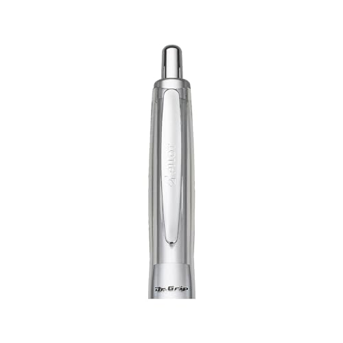 PILOT Dr. Grip Center of Gravity Refillable & Retractable Ballpoint Pen, Medium Point, Charcoal Grip, Black Ink, Single Pen (36180) - color: Charcoal Gray Grip, size: 1 Count (Pack of 1)