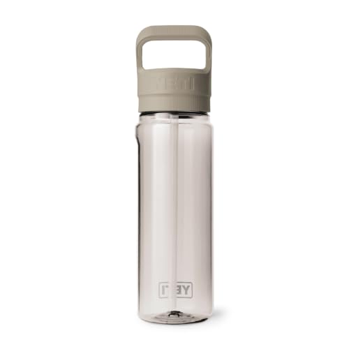 YETI Yonder 750 ml/25 oz Water Bottle with Yonder Straw Cap, Cape Taupe - color: Cape Taupe, size: 25 Ounces