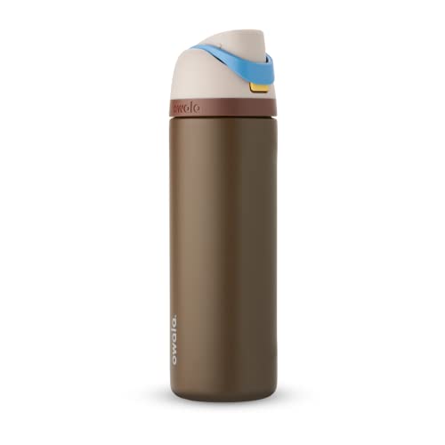 Owala Star Wars FreeSip Insulated Stainless Steel Water Bottle with Straw for Sports and Travel, BPA-Free, 24-Ounce, Mandalorian - color: Mandalorian, size: 24 Ounces