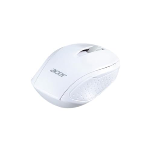 Acer RF Wireless Mouse M501 (White), Works with Chromebook, with USB Plug and Play for Right/Left Handed Users (for Chromebooks, Windows PC & Mac, (Pack of 1) - style: Wireless mouse, white