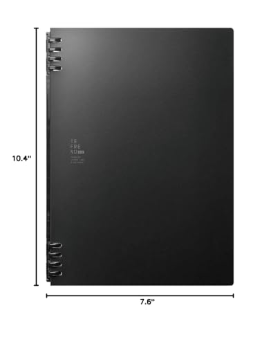 King Jim 9855TEB Ring Notebook Tefline Biz B5 - size: B5, style: Black