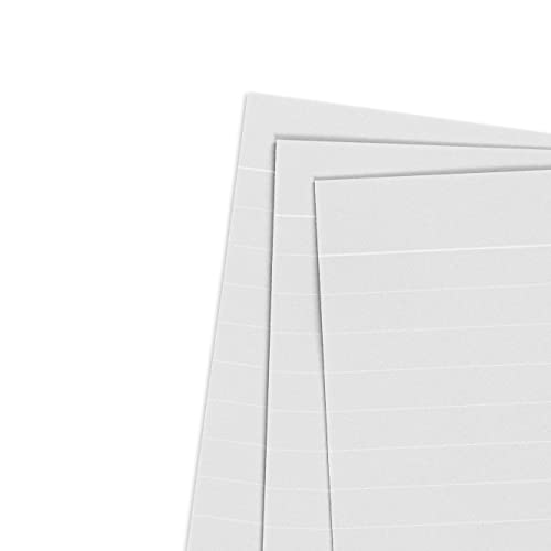 Home Advantage Light Gray Double Sided Vertically Ruled White Mini Index Cards, White Lined, Note Cards (3-x-5)