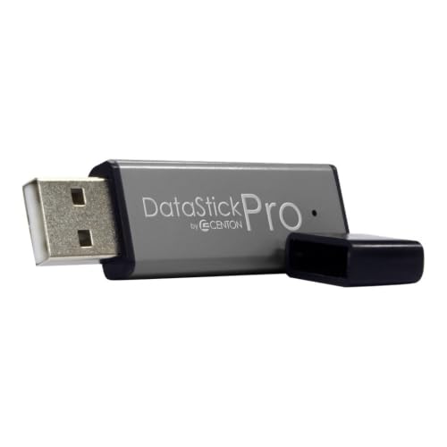 Centon Electronics DataStick Pro USB 2.0 Flash Drive, 32 GB, USB Flash Drives, 5 Bulk Pack, Grey - style: 32 GB (Pack of 5)