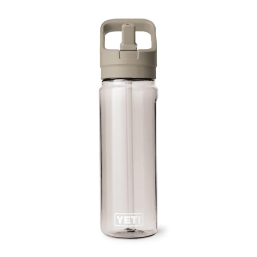 YETI Yonder 750 ml/25 oz Water Bottle with Yonder Straw Cap, Cape Taupe - color: Cape Taupe, size: 25 Ounces