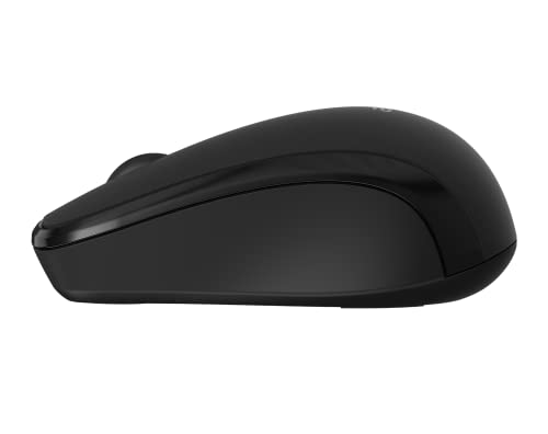 acer Bluetooth Optical Black Mouse | 1000DPI | Windows PC and Certified Works with Chromebook | Fully Covered in a Silver Ion Protected Body - color: Black Bluetooth