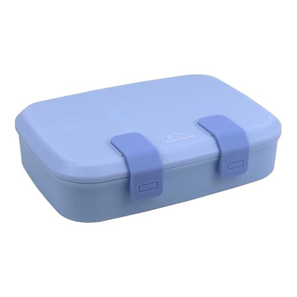Kids Bento Explorer Lunch Box, 3 No-Mix Compartments, Microwave & Dishwasher Safe, Lightweight with Removable Tray, for Daycare, Preschool, School (Blue Ice) - color: Blue Ice