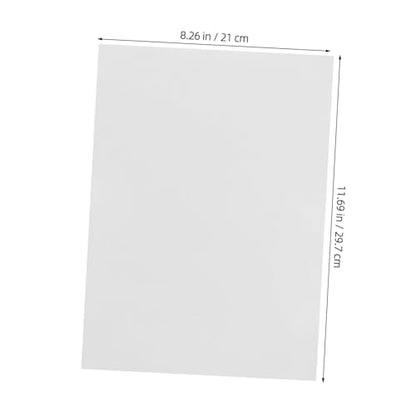 NUOBESTY 50 Sheets Tracing Paper Blank Stencil Sheets for Drawing Sketching and Transfer Projects for Art Crafts and Design Work Easy to Carry
