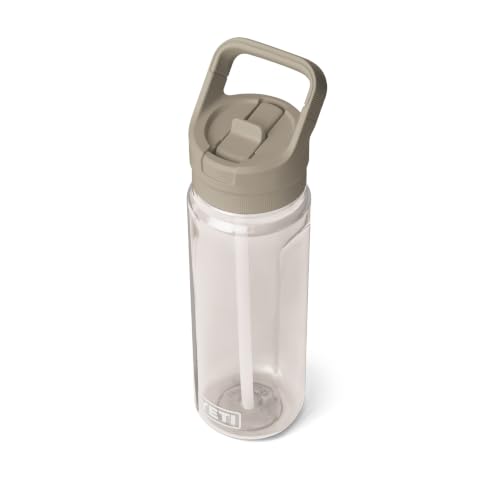 YETI Yonder 750 ml/25 oz Water Bottle with Yonder Straw Cap, Cape Taupe - color: Cape Taupe, size: 25 Ounces