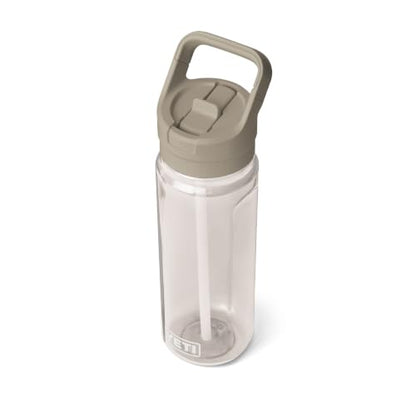 YETI Yonder 750 ml/25 oz Water Bottle with Yonder Straw Cap, Cape Taupe - color: Cape Taupe, size: 25 Ounces