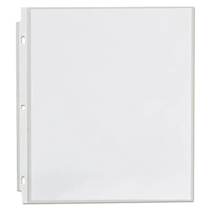Universal 21128 Top-Load Poly Sheet Protectors, Heavy Gauge, Clear, 50/Pack