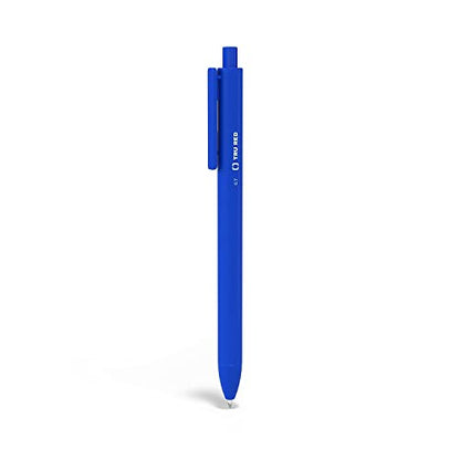 TRU RED Retractable Gel Pens, Medium Point 0.7mm, Blue Ink, 15 Pack – Quick‑Dry Pens for Smear‑Free Writing - color: Blue, size: 1 Count (Pack of 15), style: Medium Point