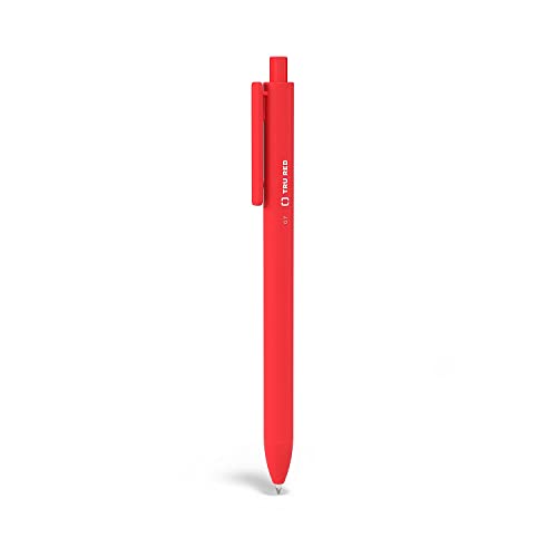 TRU RED Retractable Gel Pens, Medium Point 0.7mm, Red Ink, 24 Pack – Quick‑Dry Pens for Grading, Editing & Office Use - color: Red, size: 1 Count (Pack of 24), style: Medium Point