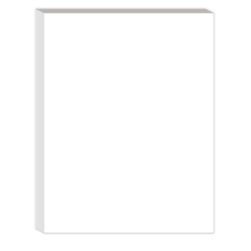 8" x 10.5" Blank Printer Paper - 100 Sheets/200 Pages Blank Loose-Leaf Papers, Copy Paper Printing in Office/Home/School, 100gsm Blank Paper - size: 8" x10.5", style: 1-Pack