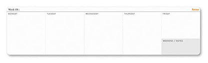 Notsu Black Pencils #2 with Case 4pc Set Weekly Planner Mini Notepad (50 Sheets)
