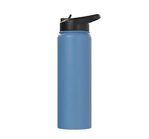 Tai Chi Instructor/Tai Chi Students/Tai Chi Posture Stainless Steel Insulated Water Bottle - color: Light Blue