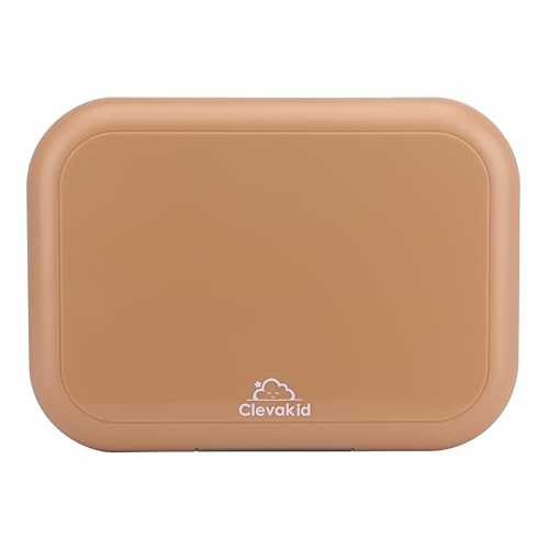Bento Midi Lunch Box with carrying handle – 4 No-Mix Compartments | Microwave & Dishwasher Safe,Removable Tray | 900ML OZ (Pink Dark Powder) - color: Pink Dark Powder