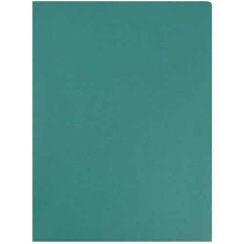LUXPaper 9" x 12" Presentation Folders | Two Pocket | Teal | 100lb. Cover | 10 Qty - color: Teal