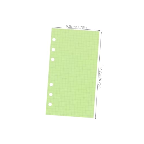 NUOBESTY 2sets Loose Leaf Paper College Ruled Notebook Refills Filler Paper for Study Planner