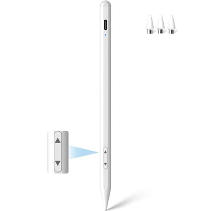 MEKO Stylus Pen for iPhone & Android & iPad, Dual-Mode Active Stylus | Dual-Mode Control, 2X Fast Charge,Fine Active Pencil for Smartphone Apple Switch Tablet All Touch Screen-White - color: White