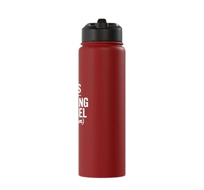 Tears of My Opposing Counsel Funny Lawyer Graduate Stainless Steel Insulated Water Bottle - color: Red