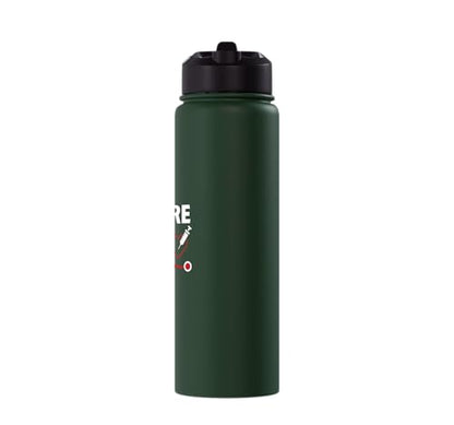 Future RN Nurse Nursing Student Registered Nurse In Training Stainless Steel Insulated Water Bottle - color: Dark Green