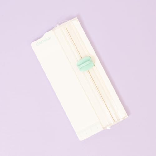 Craftelier - Paper Trimmer and Score Board for Paper Crafts | Mini Cutting Board Tool for Scrapbooking Supplies | Card Making, Small Business Essentials | Size 3.5 x 6.7 inches - size: 3.5 x 6.7 inches