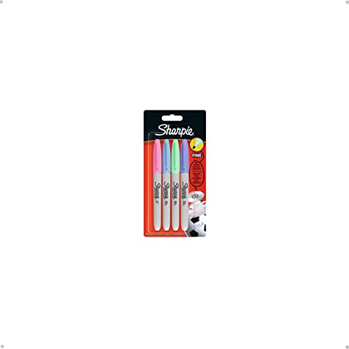 Sharpie PRM MKR, ASTD, FP, 4CT, OLD - color: Assorted Pastel Colours