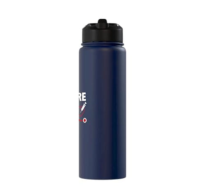 Future RN Nurse Nursing Student Registered Nurse In Training Stainless Steel Insulated Water Bottle - color: Navy Blue