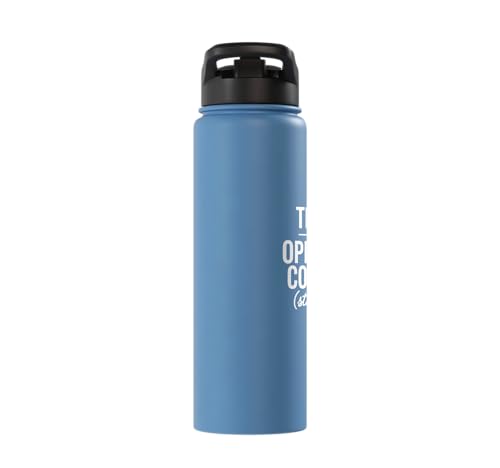 Tears of My Opposing Counsel Funny Lawyer Graduate Stainless Steel Insulated Water Bottle - color: Light Blue