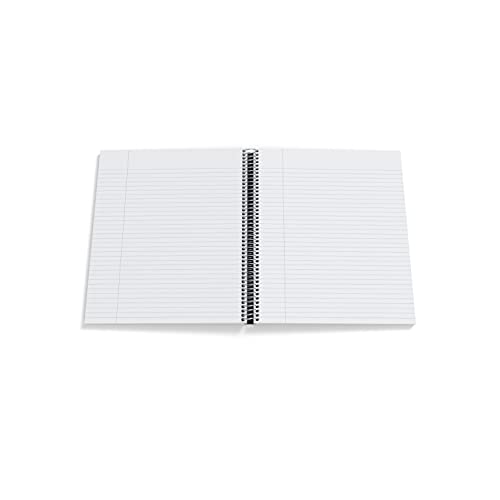 Staples Premium 3-Subject Notebook, 8.5" x 11", College Ruled, 150 Sheets, Blue - size: 1 Pack