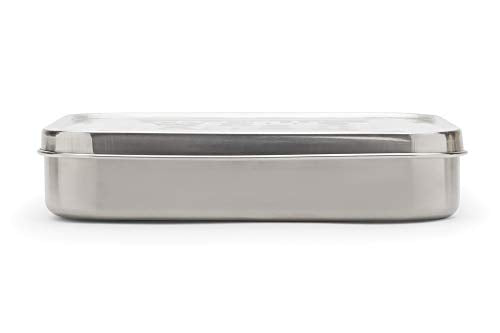 Bits Kits Stainless Steel Bento Box Lunch and Snack Container, 5 Sections | For Kids & Adults | Easily Fits In Lunchboxes | Durable Stainless Steel | Dishwasher Safe | Divides Meal & Snacks | On The Go - style: Lunch Box, 5 Sections