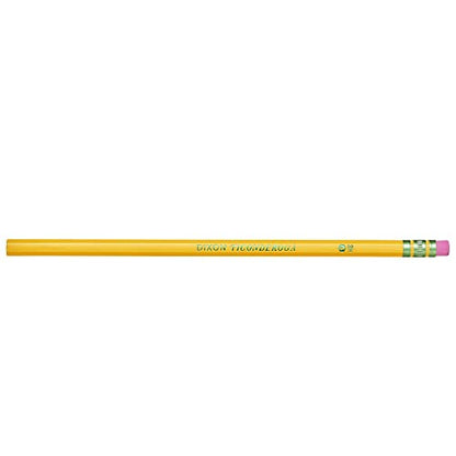 Ticonderoga Wood-Cased Pencils, Unsharpened, #4 2H Extra Hard, Yellow, 12 Count - size: 12 Count (Pack of 1), style: #4 2H Extra Hard